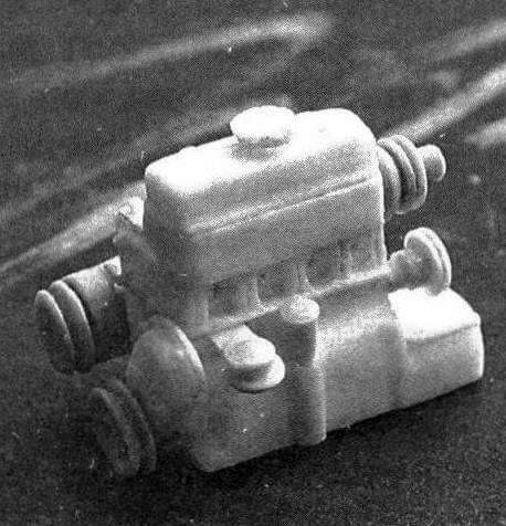 Двигатель модели 1:43