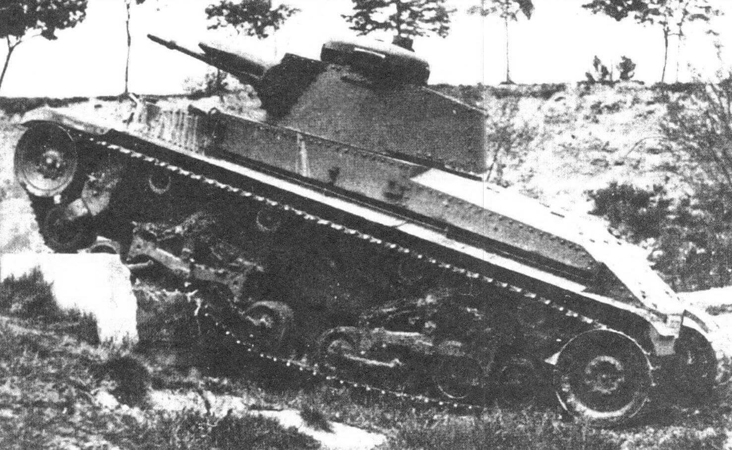 Прототип танка S-II-a во время испытаний