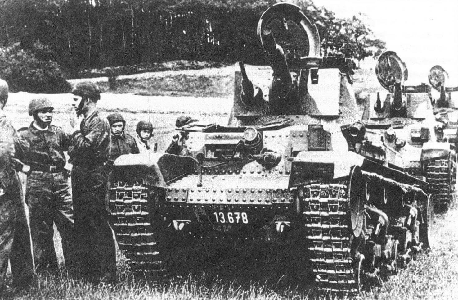 Танки LT vz.35 на маневрах чехословацкой армии, 1937 год