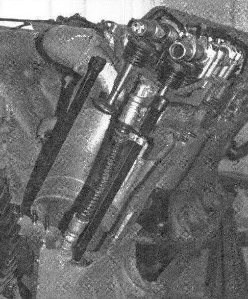 Двигатель М-30 (АЧ-30Б) в музее ВВС в Монино.