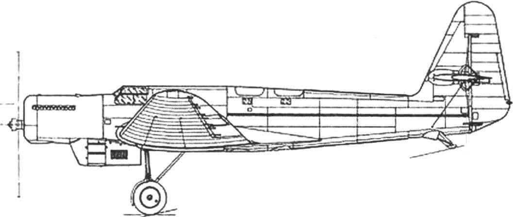 Первый самолет с дизельным двигателем - АНТ-36 РДД с мотором АН-1