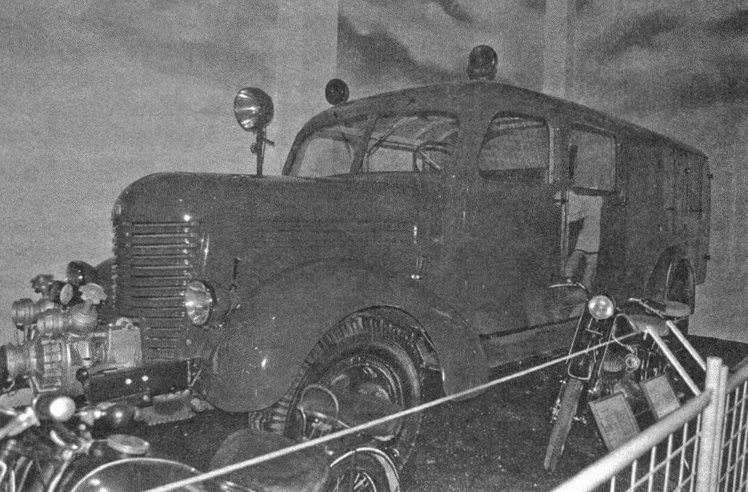 Пожарная машина на шасси Praga RN 1951 года
