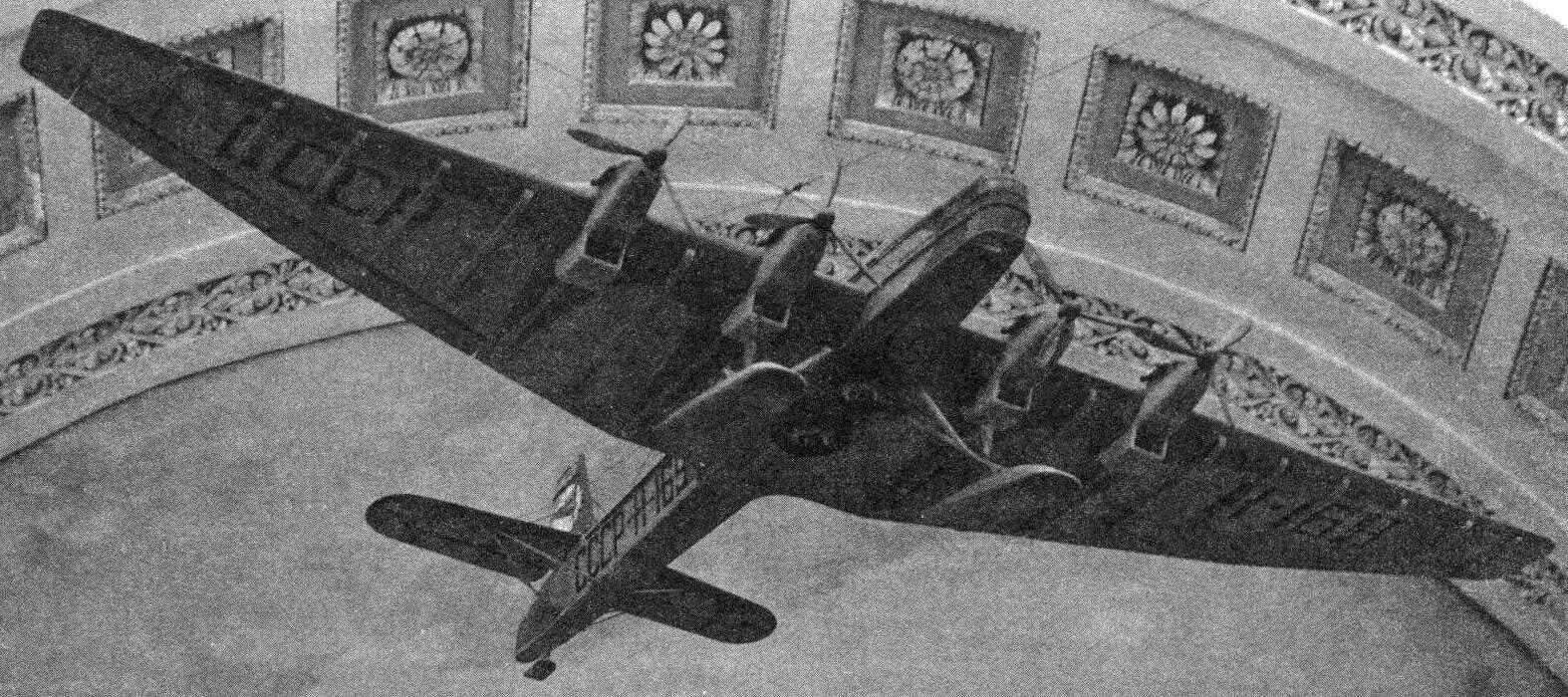 Модель самолета АНТ-6А «СССР-Н-169»