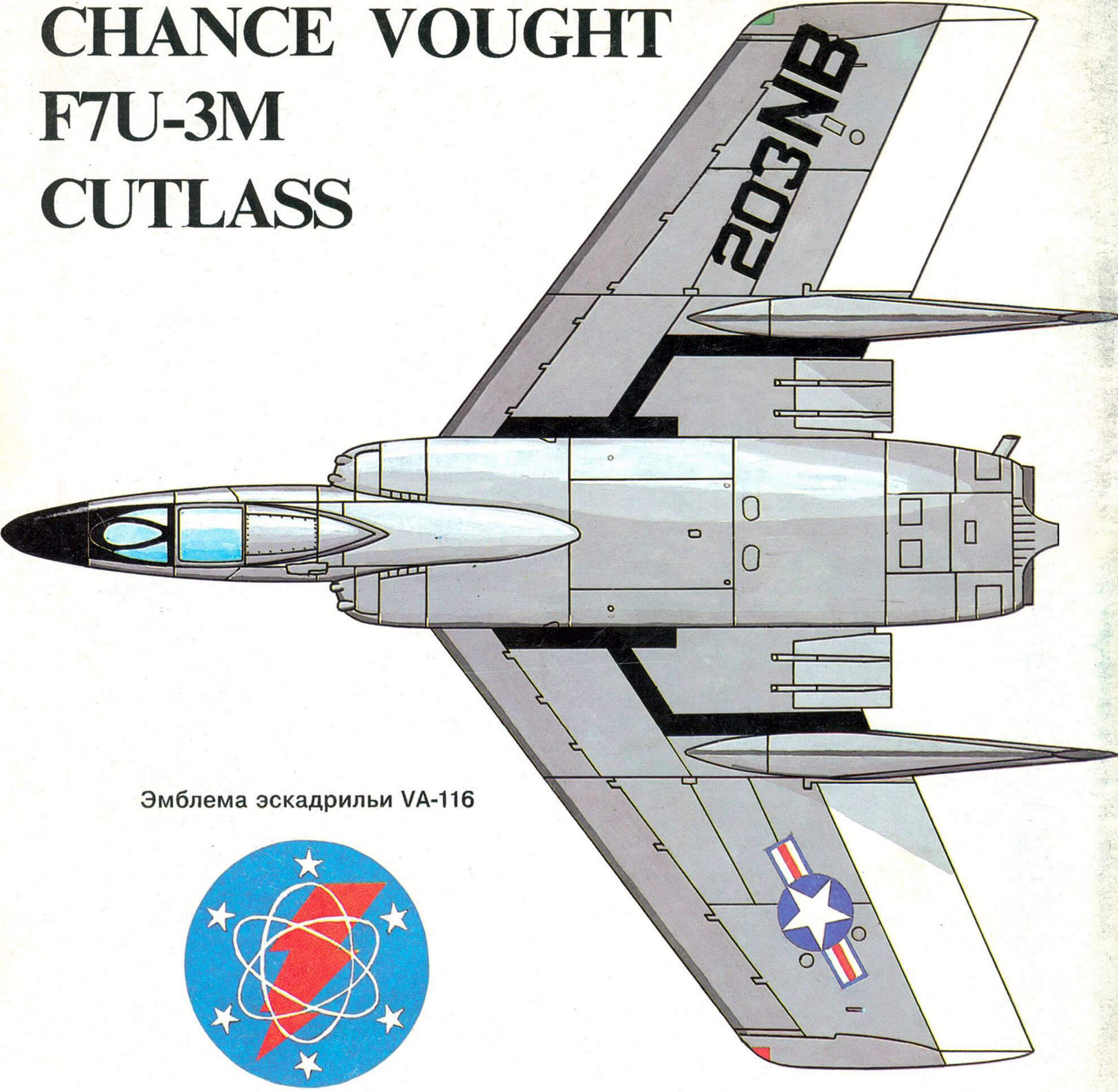 CHANCE VOUGHT F7U-3M CUTLASS