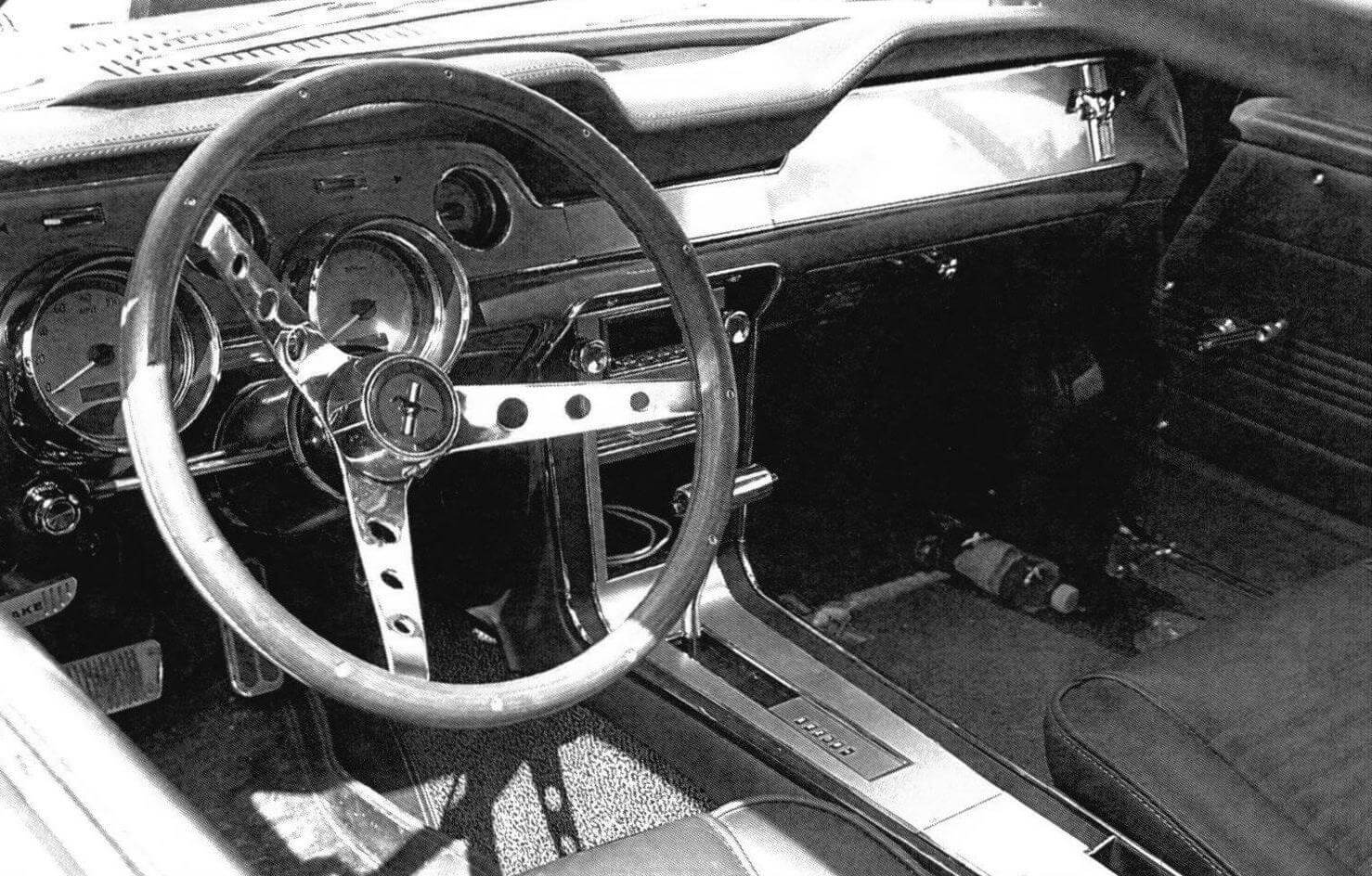 Салон Ford Mustang 1968 года