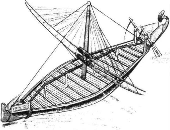 Корабли египтян
