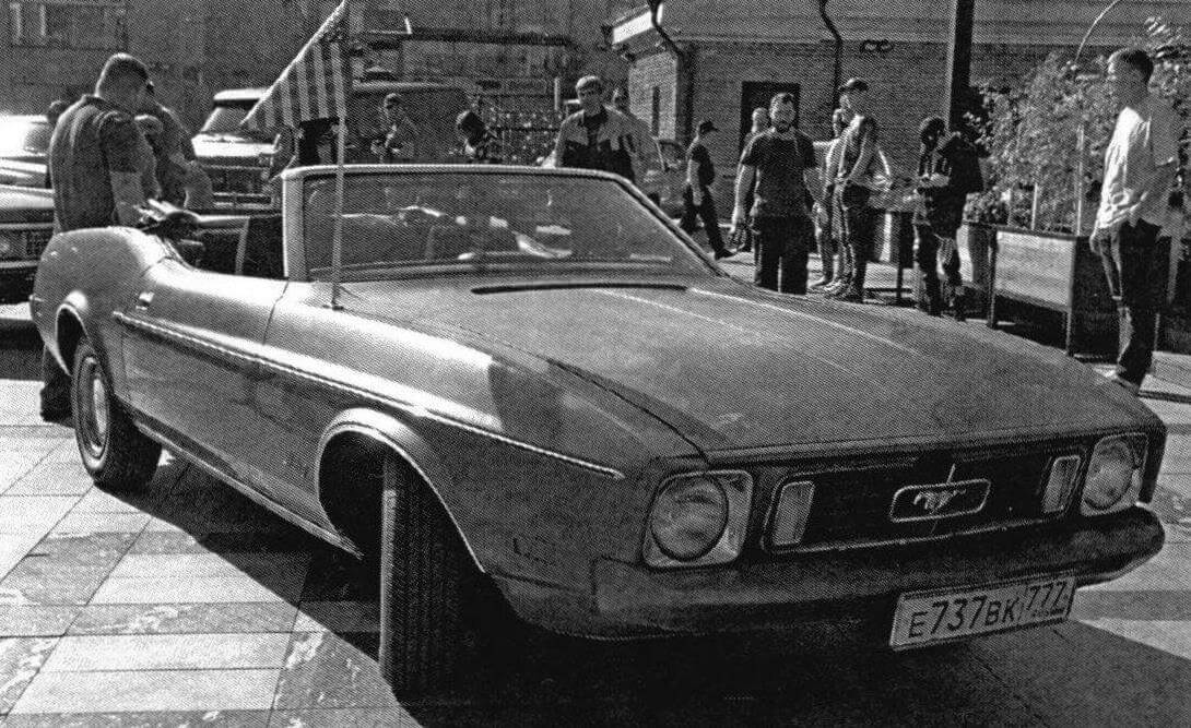 Кабриолет Ford Mustang 1972 года