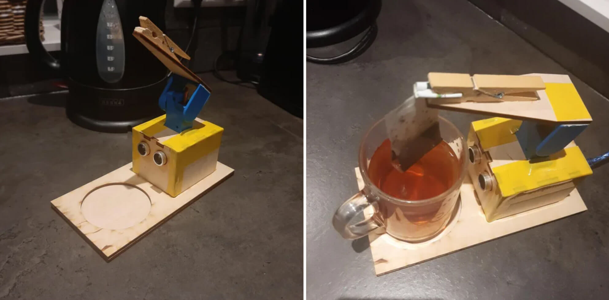 Чай заварит робот