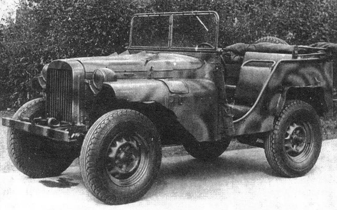 Один из первых автомобилей ГАЗ-64. Лето 1941 года