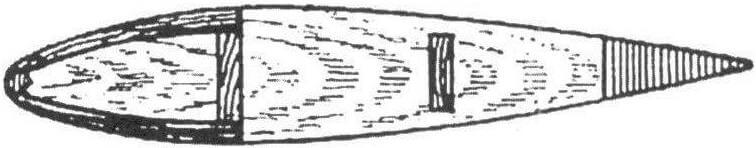 Рис. 5. Применение бальзы в конструкции крыла