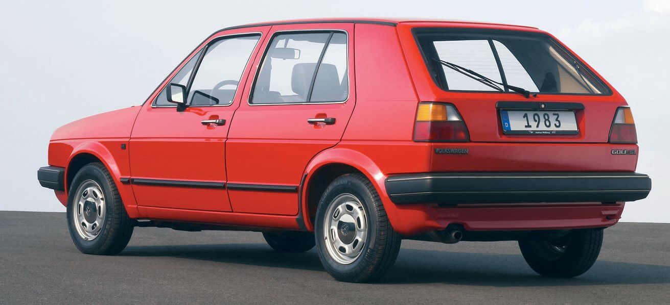 Volkswagen Golf II 1983 года