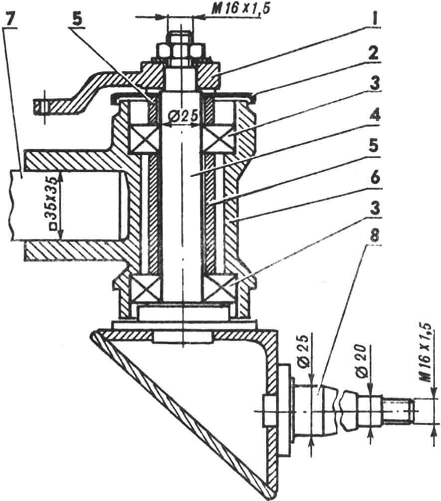 Рис. 4. Поворотная часть переднего моста