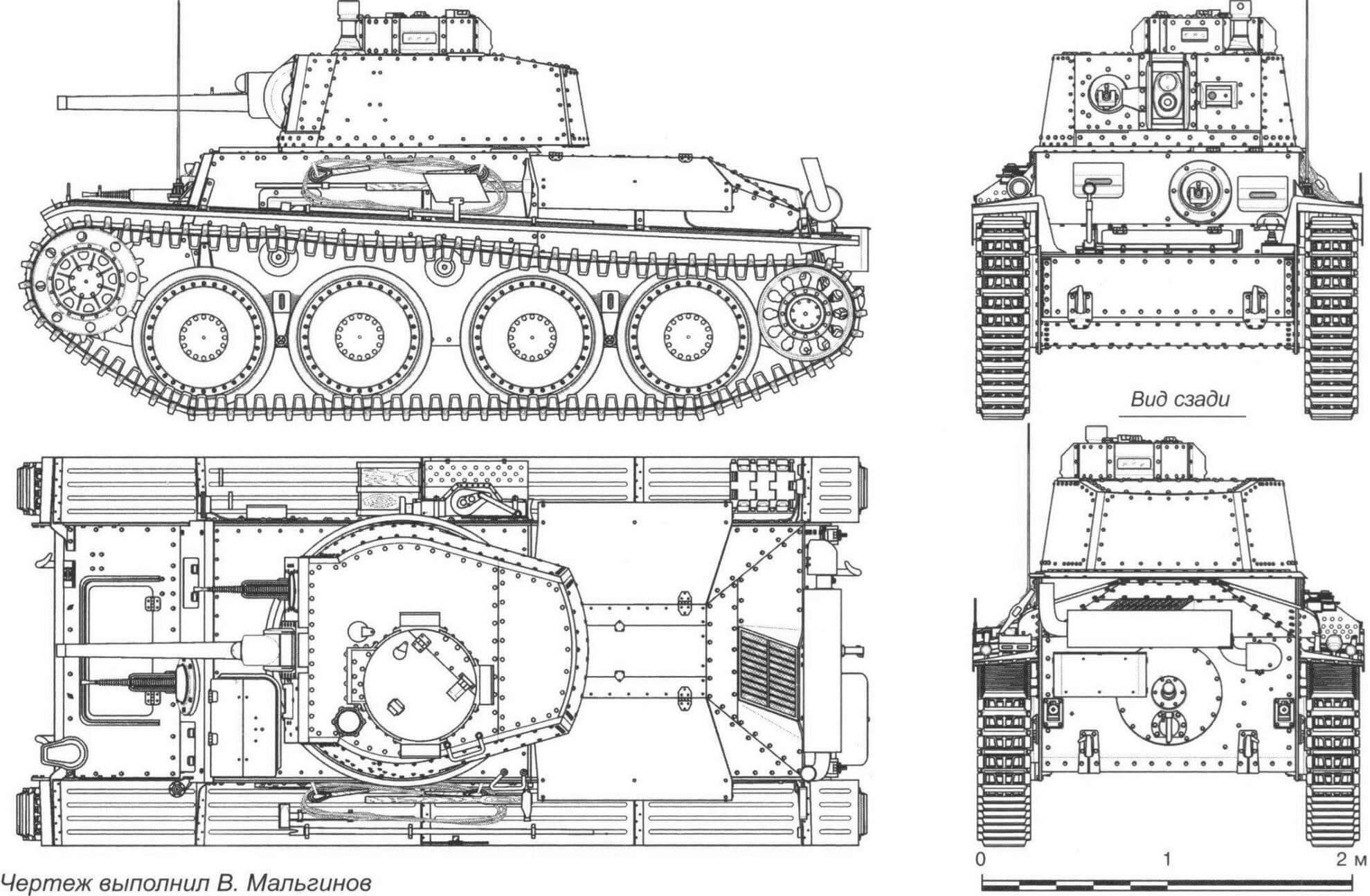 ЛЕГКИЙ ТАНК Pz.38(t) Ausf.G.