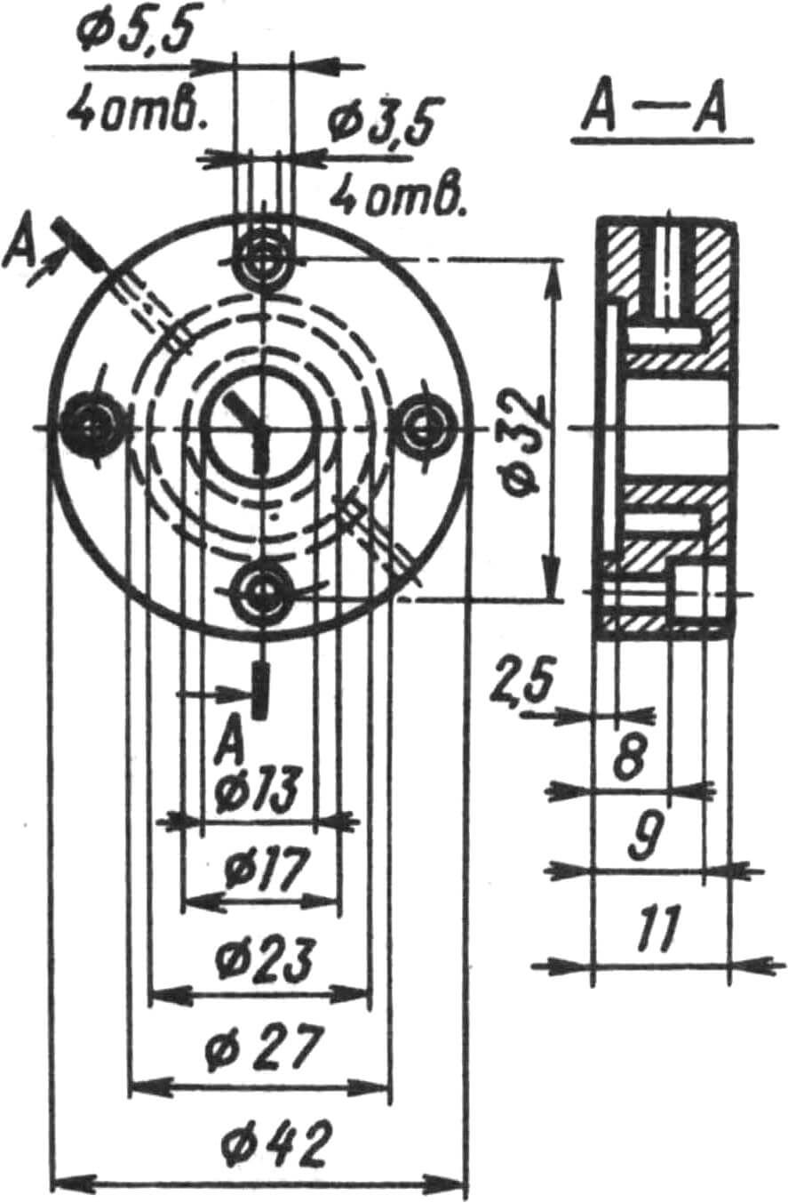 Рис. 4. Охлаждаемая головка цилиндра двигателя (Д16Т).