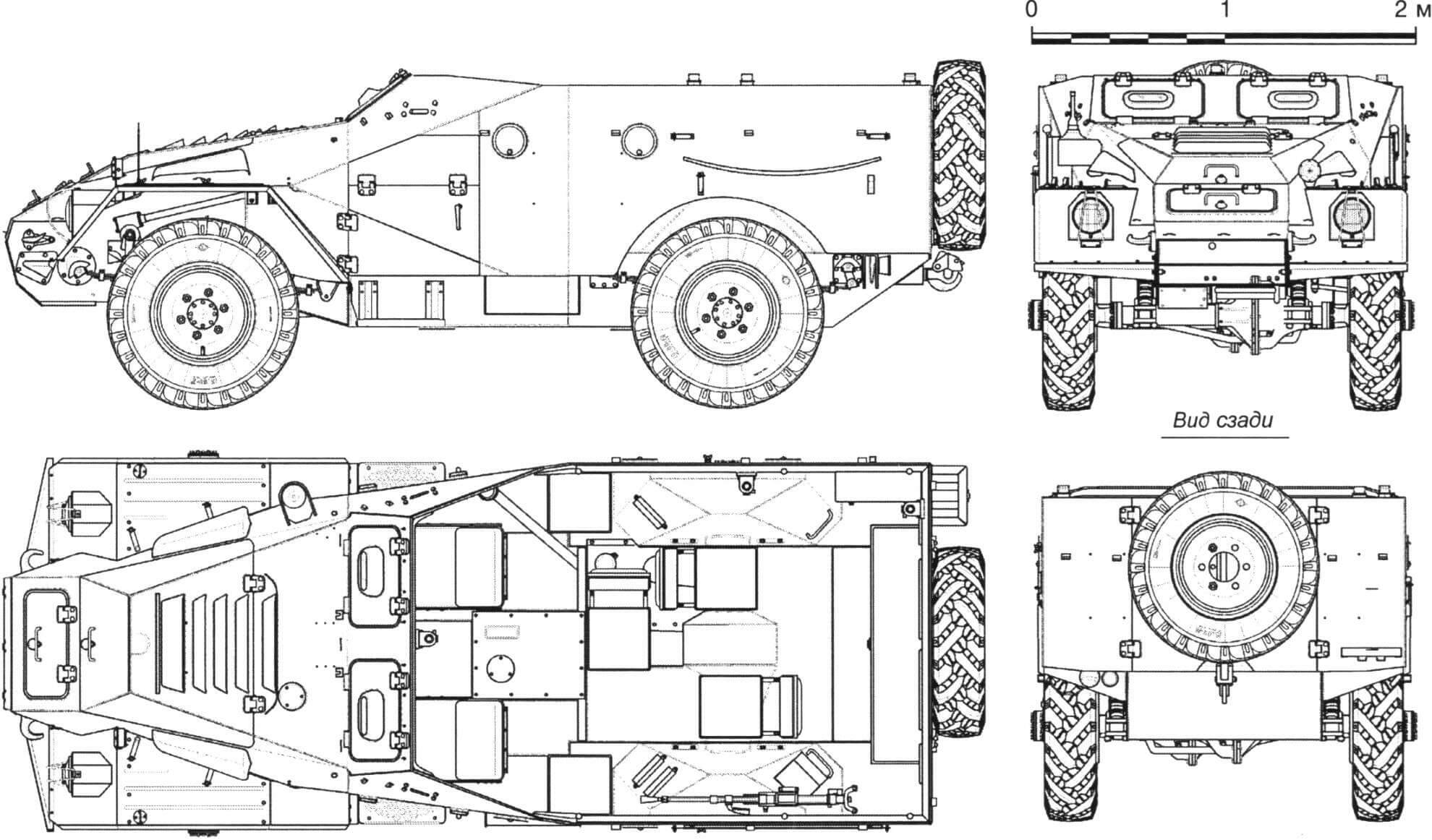 БРОНЕТРАНСПОРТЕР БТР-40 (СССР, 1951 год)