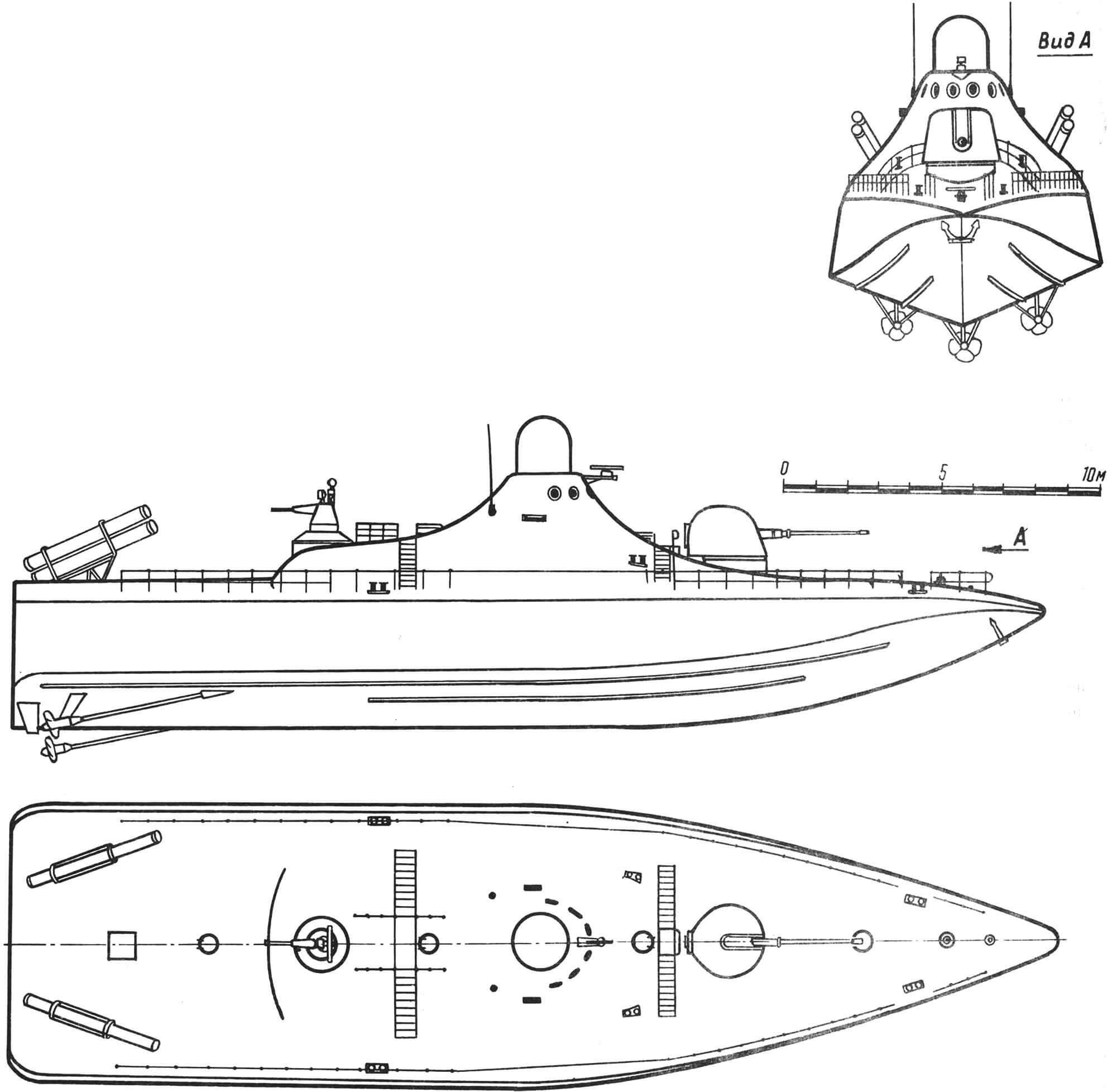 Рис. 2. Модель катера SAR-33 «Стеле» класса F7, созданная на базе радиоуправляемой модели FSR-3,5