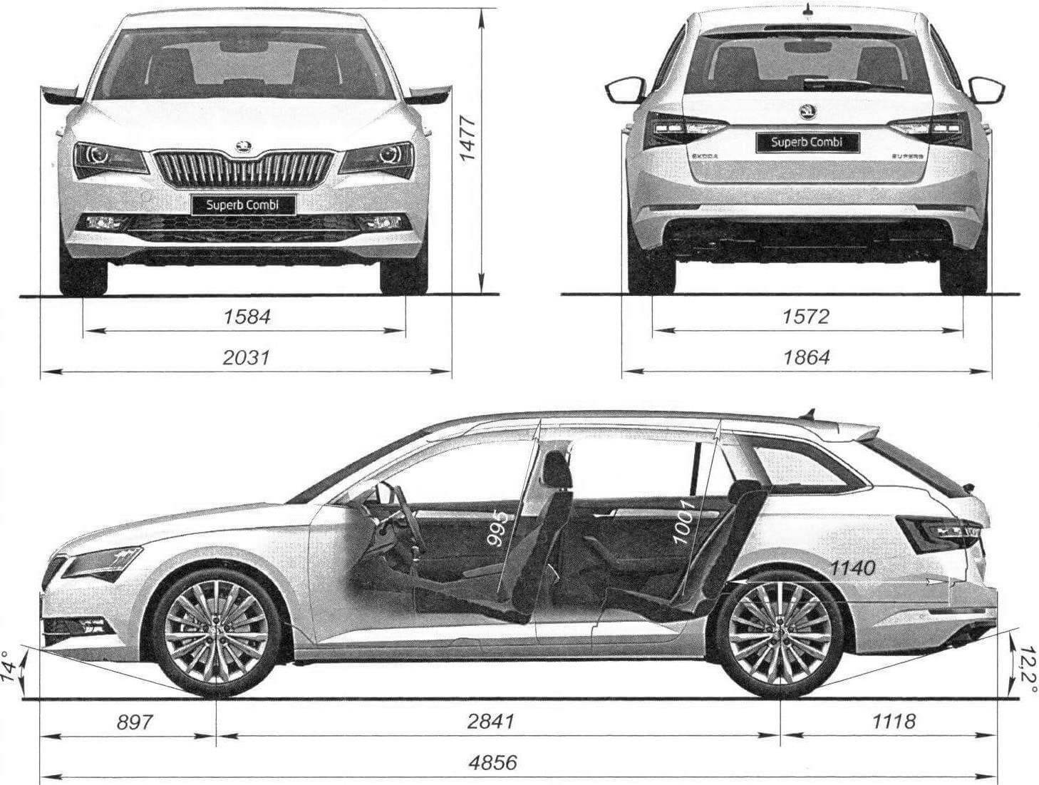 УНИВЕРСАЛ SKODA SUPERB 2015 года