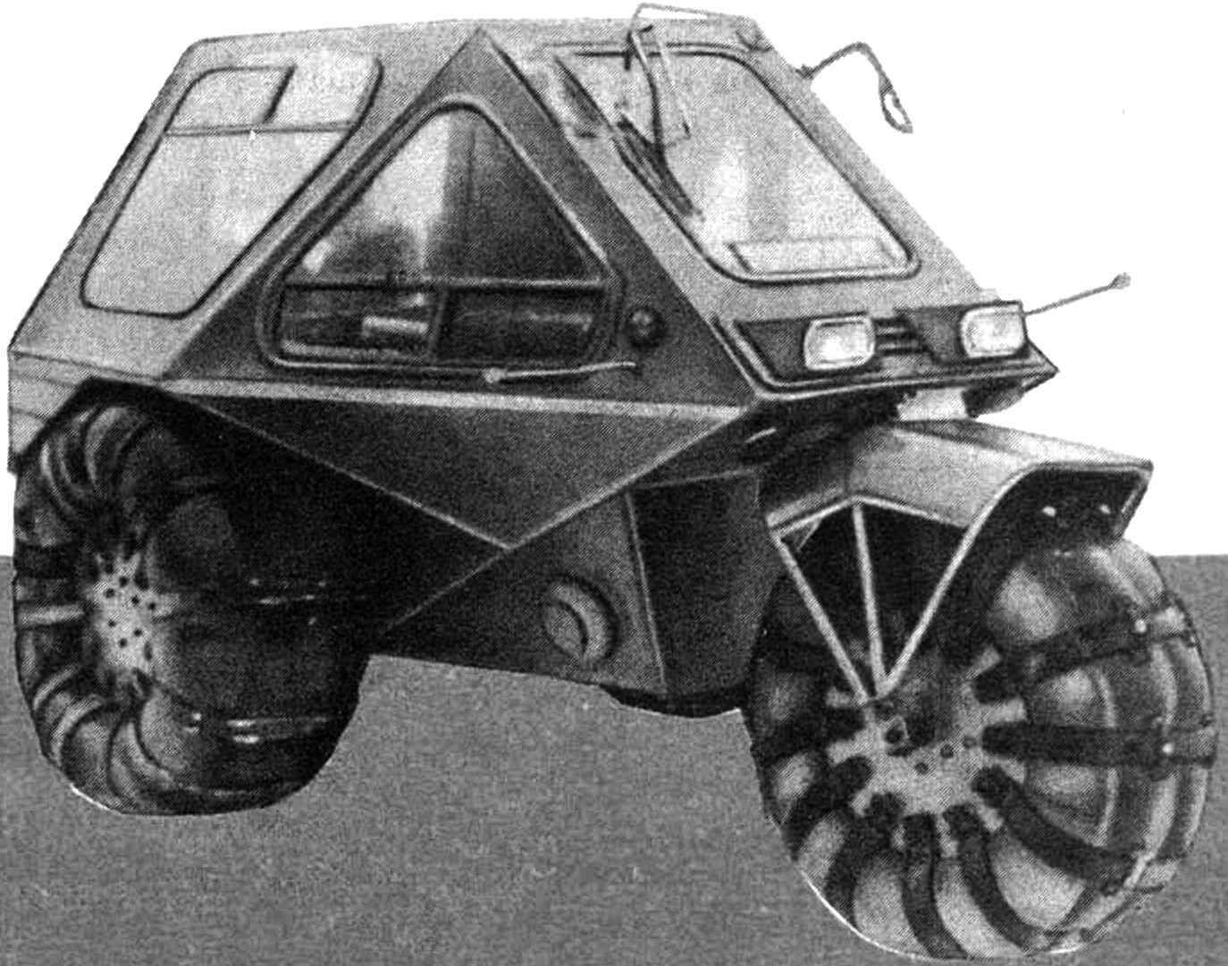 Трехколесная мотоколяска.