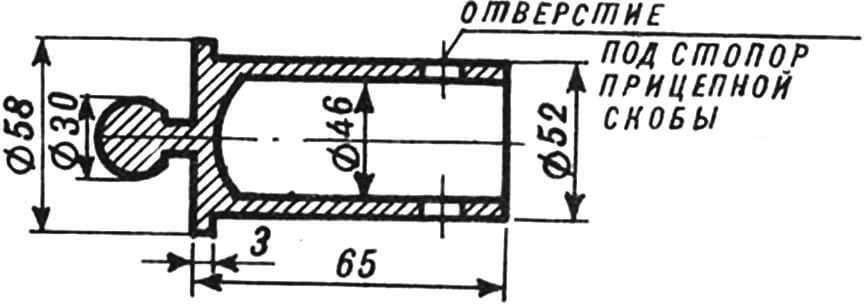 Рис. 6. Заглушка отверстия ВОМа.