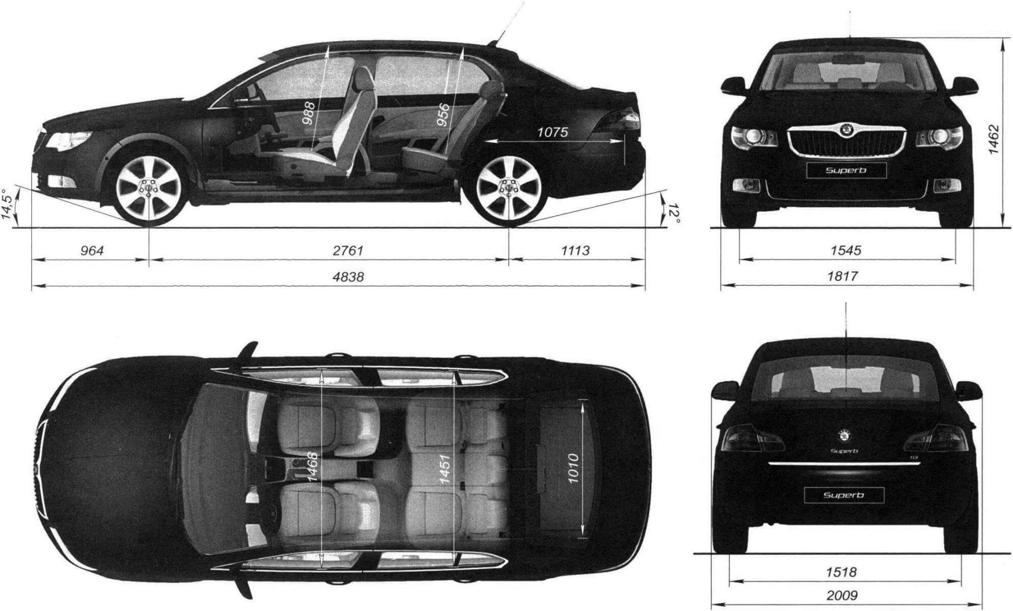 SKODA SUPERB2008 года