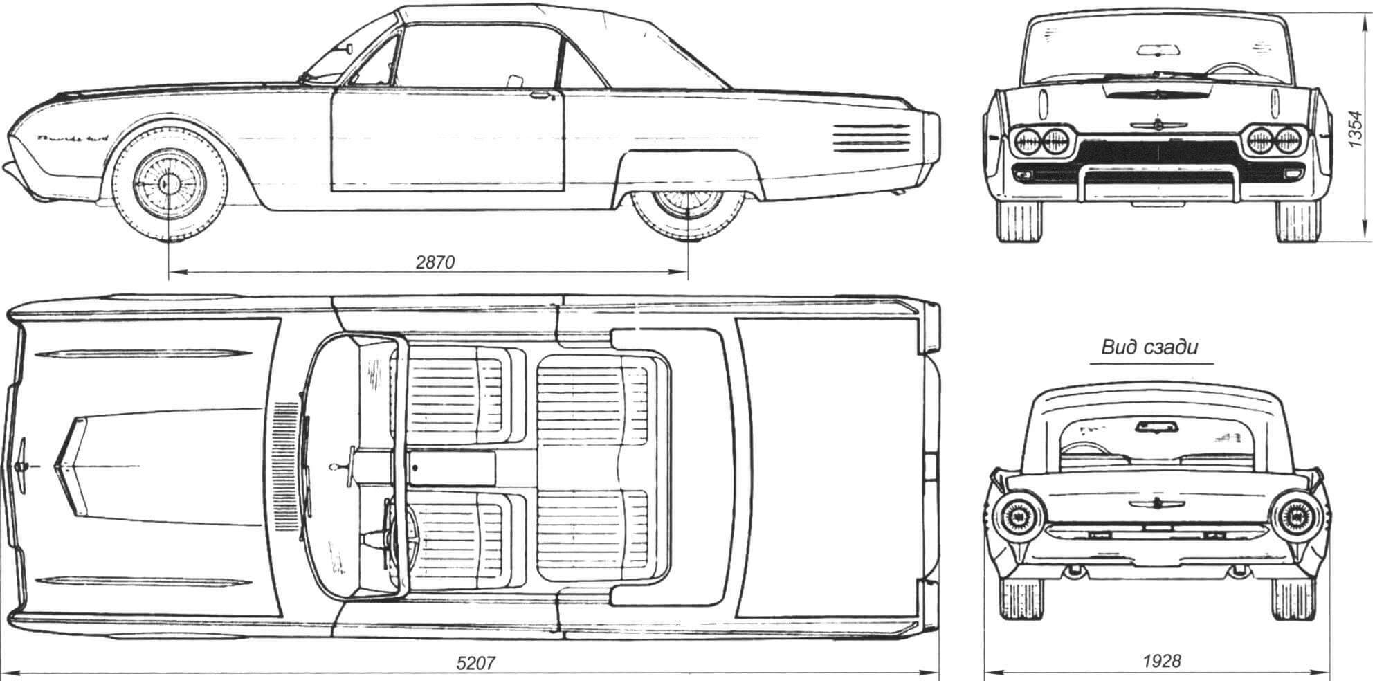 FORD THUNDERBIRD1961 год