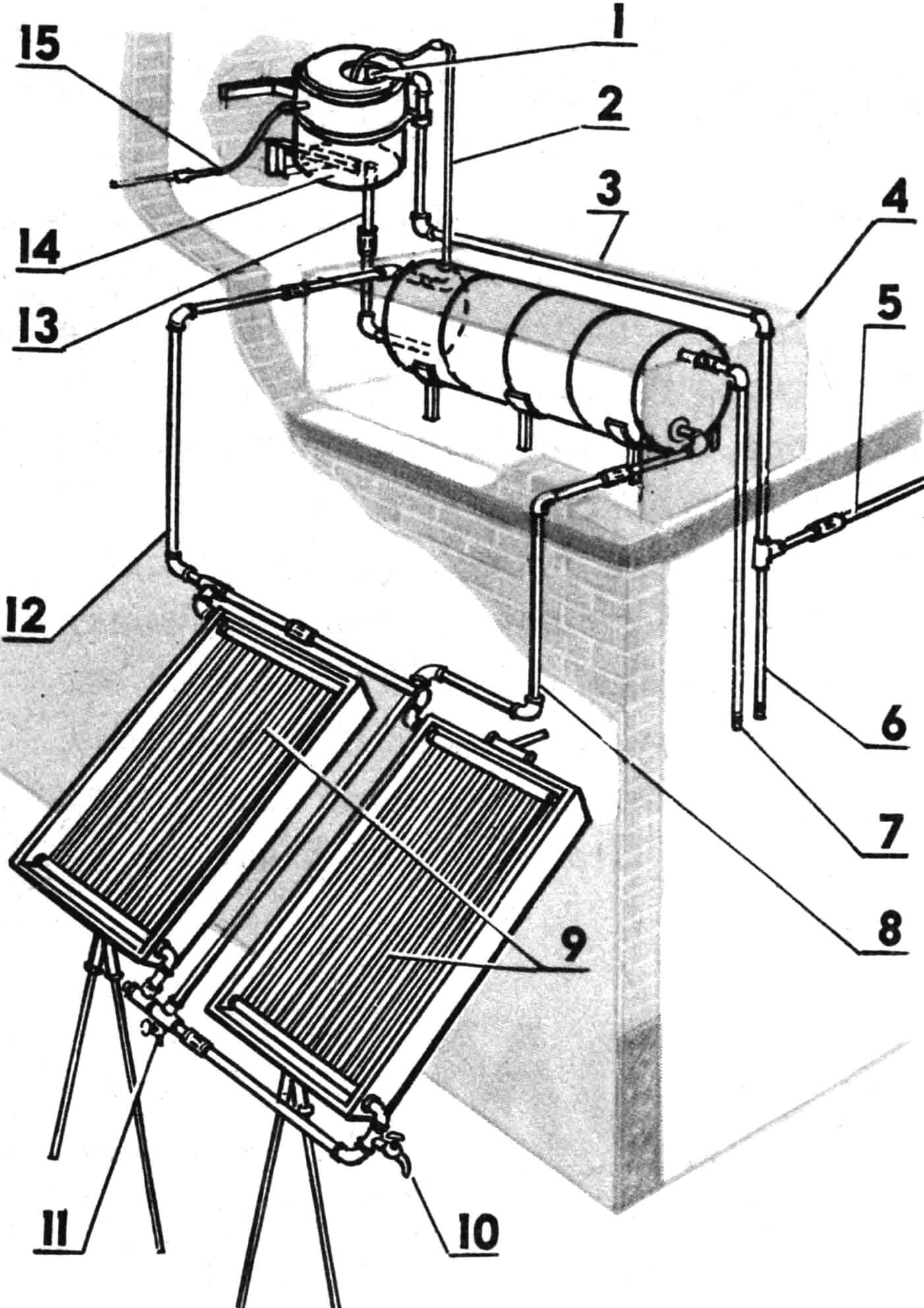 Rice. 1. Solar water heater