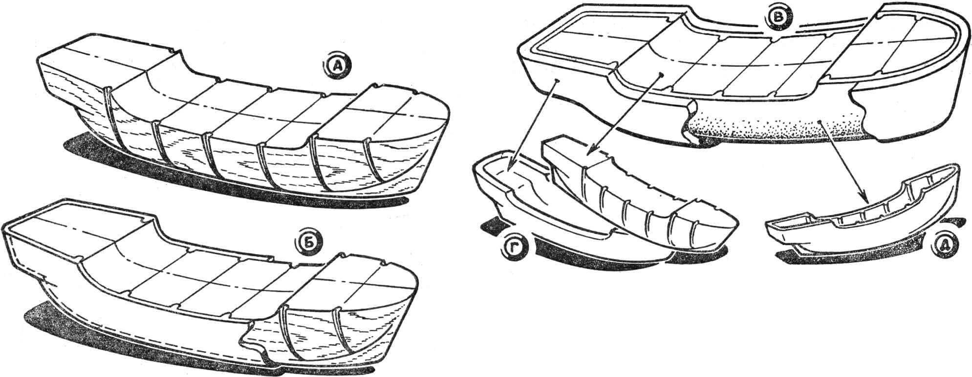 Последовательность изготовления формы для выклейми корпуса модели судна