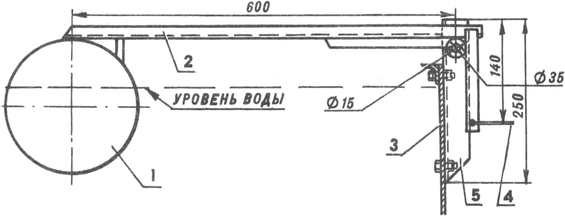 Рис. 8. Поплавковый включатель тормозной системы