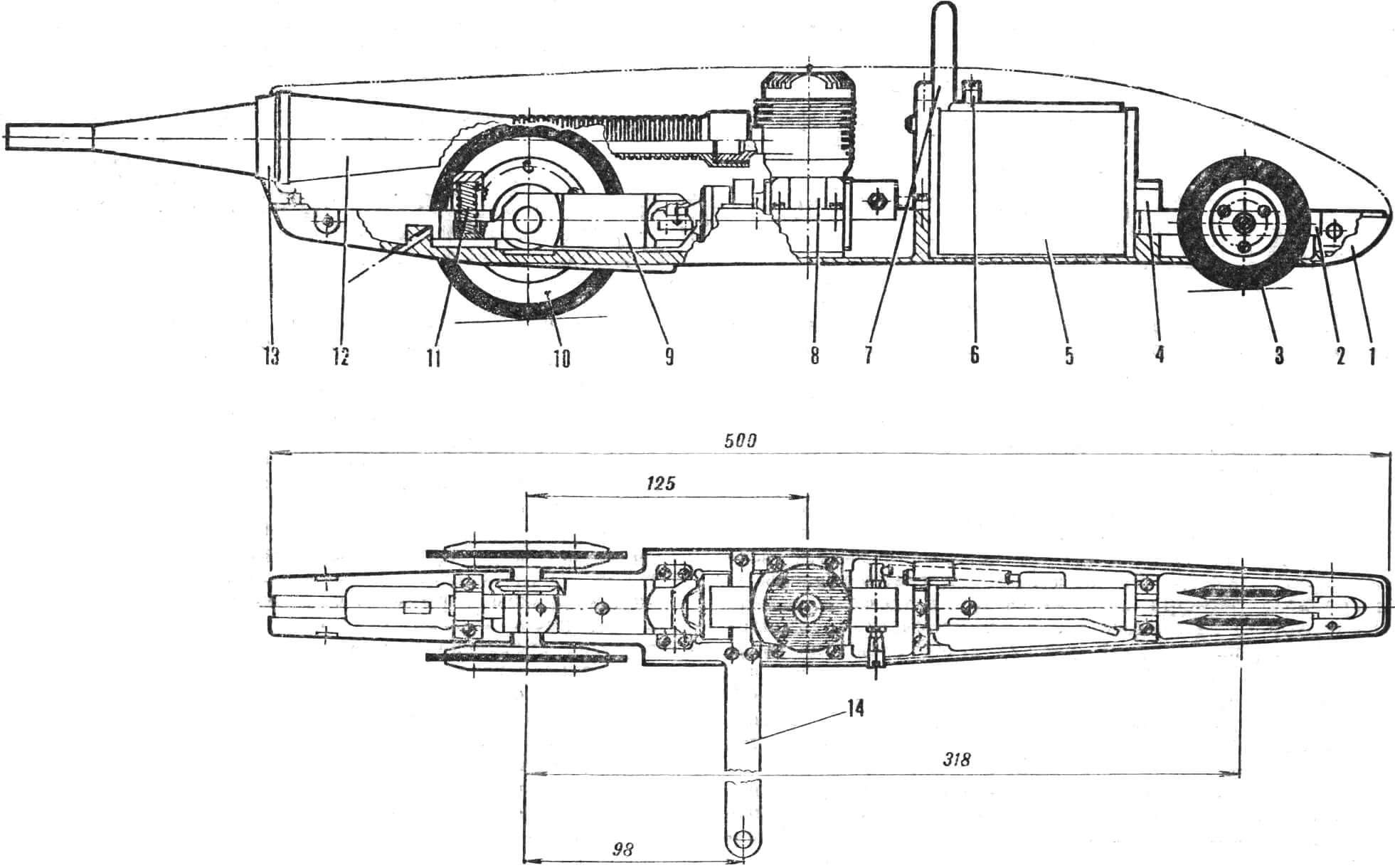 Гоночная автомодель класса Е-3