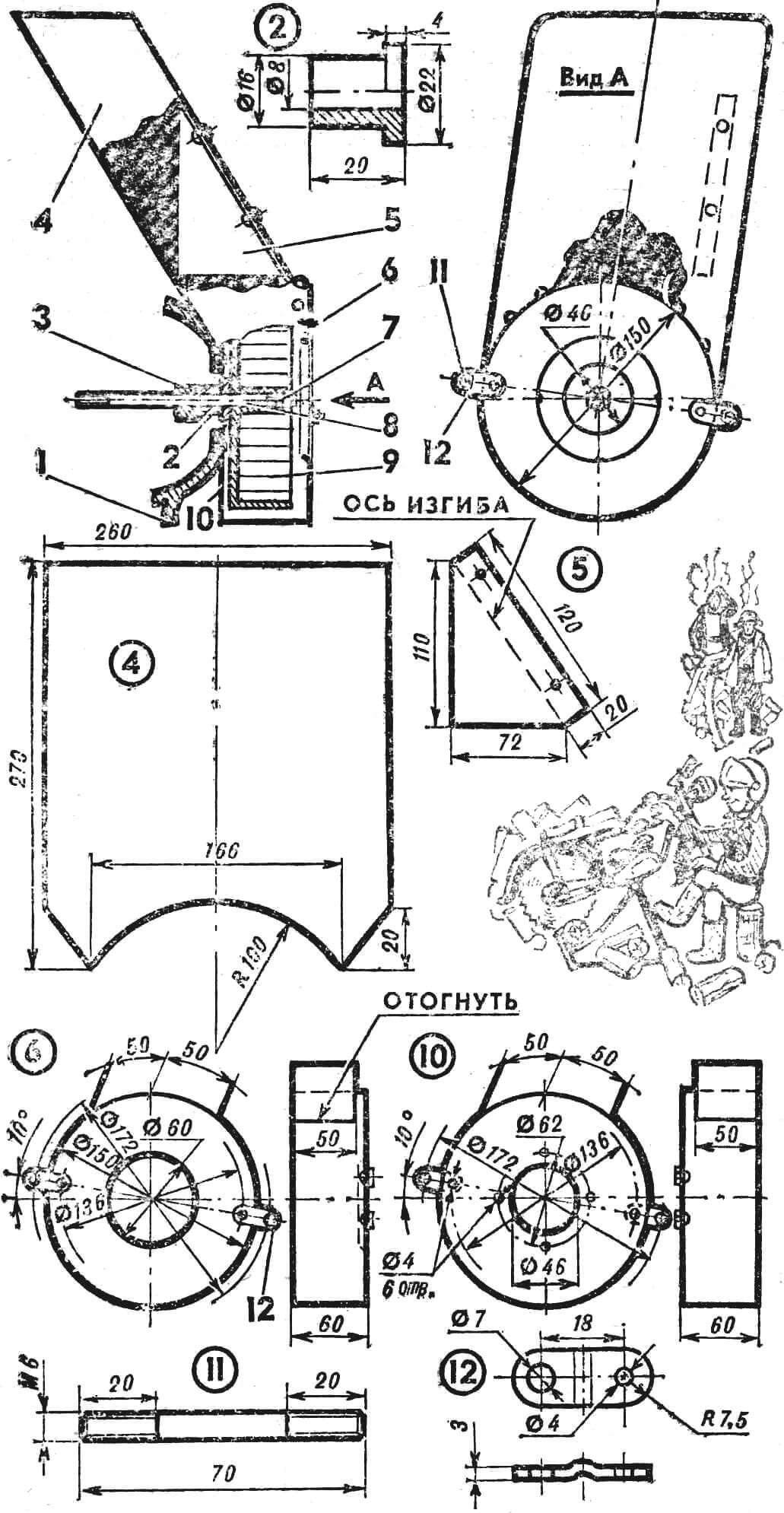 Pic. 4. Forced engine cooling system