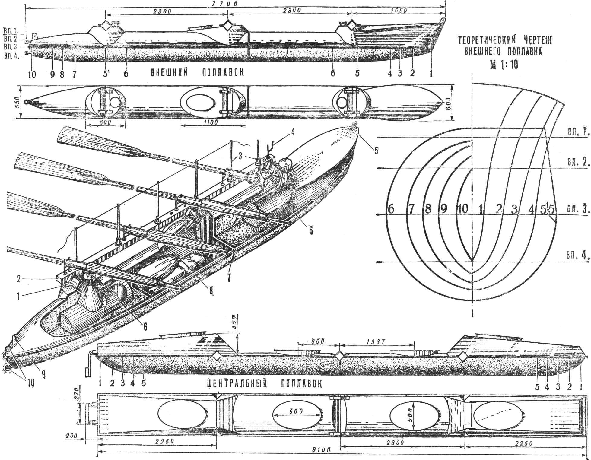 Рис. 3. Внешний поплавок