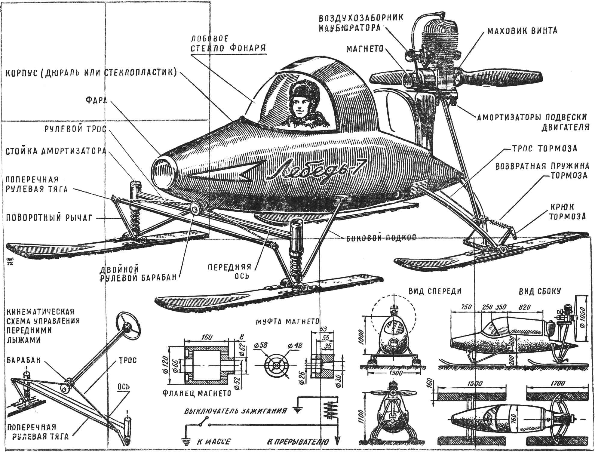 Аэросани «Лебедь-7»