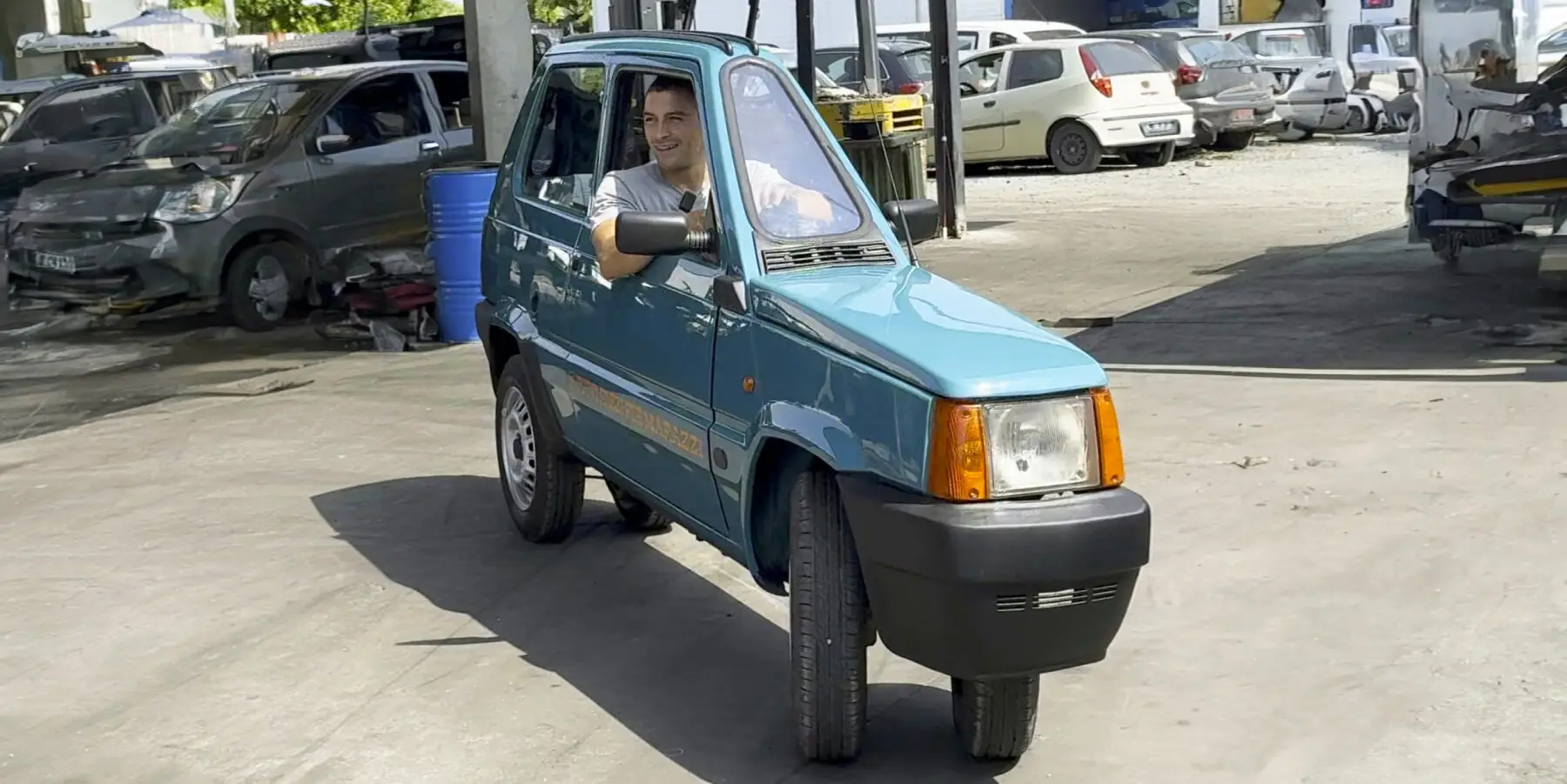 Самая Узкая Электрическая Fiat Panda