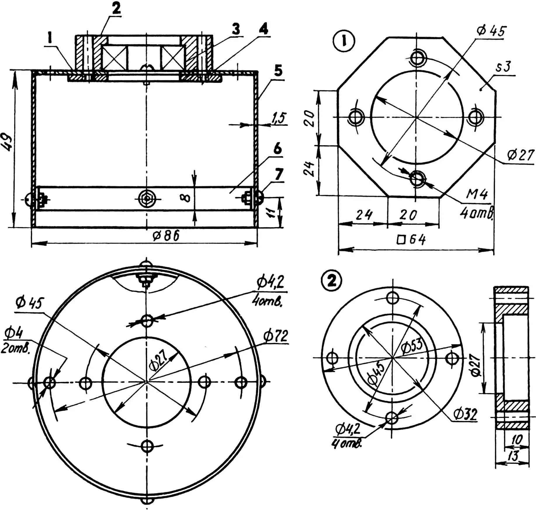 Attachment to an electric motor
