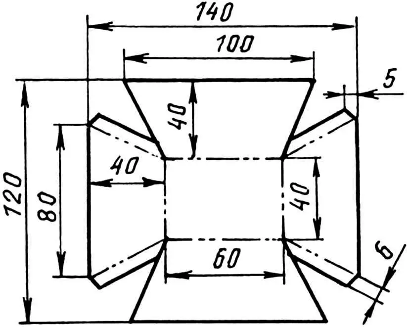 Pattern of the front side light reflector