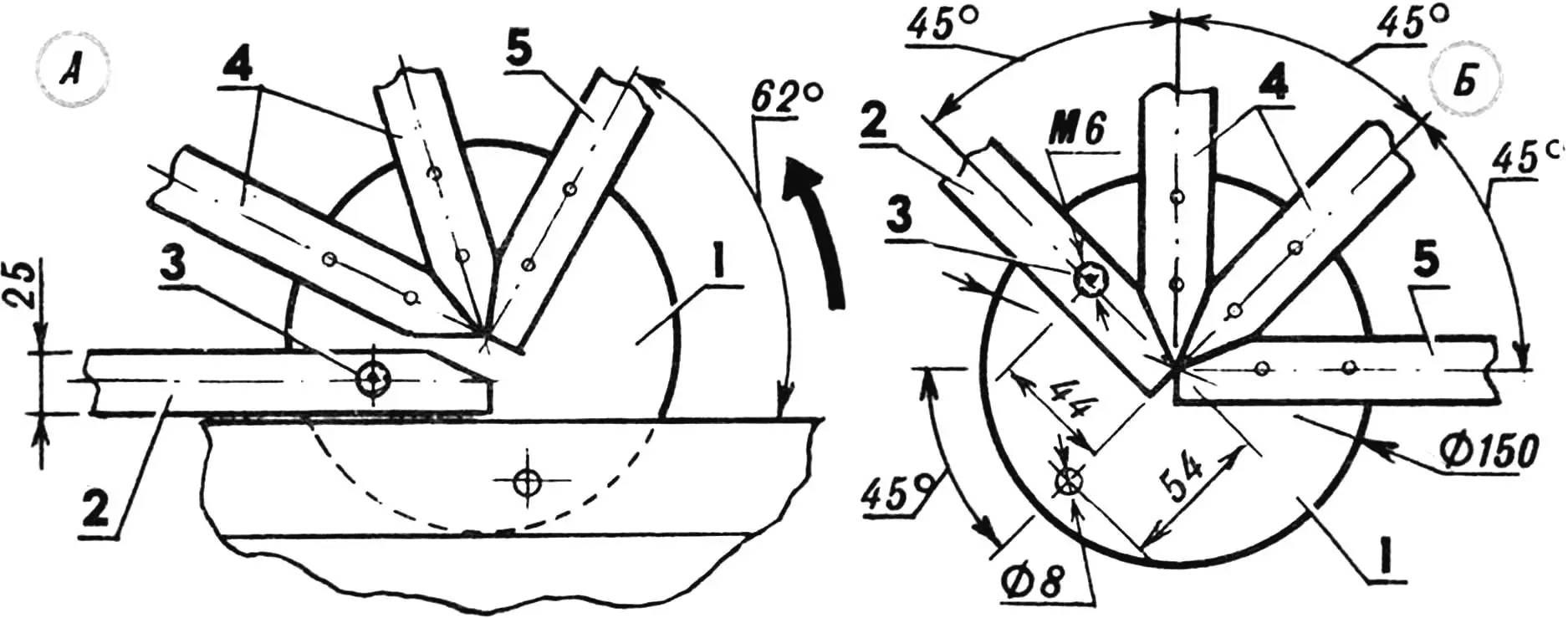 Attaching frames to the disk