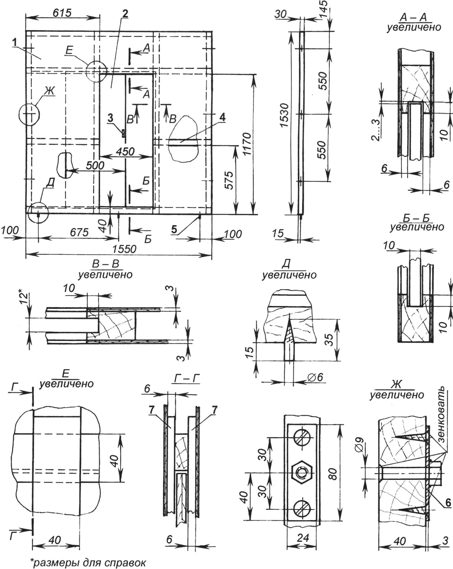Main partition panel