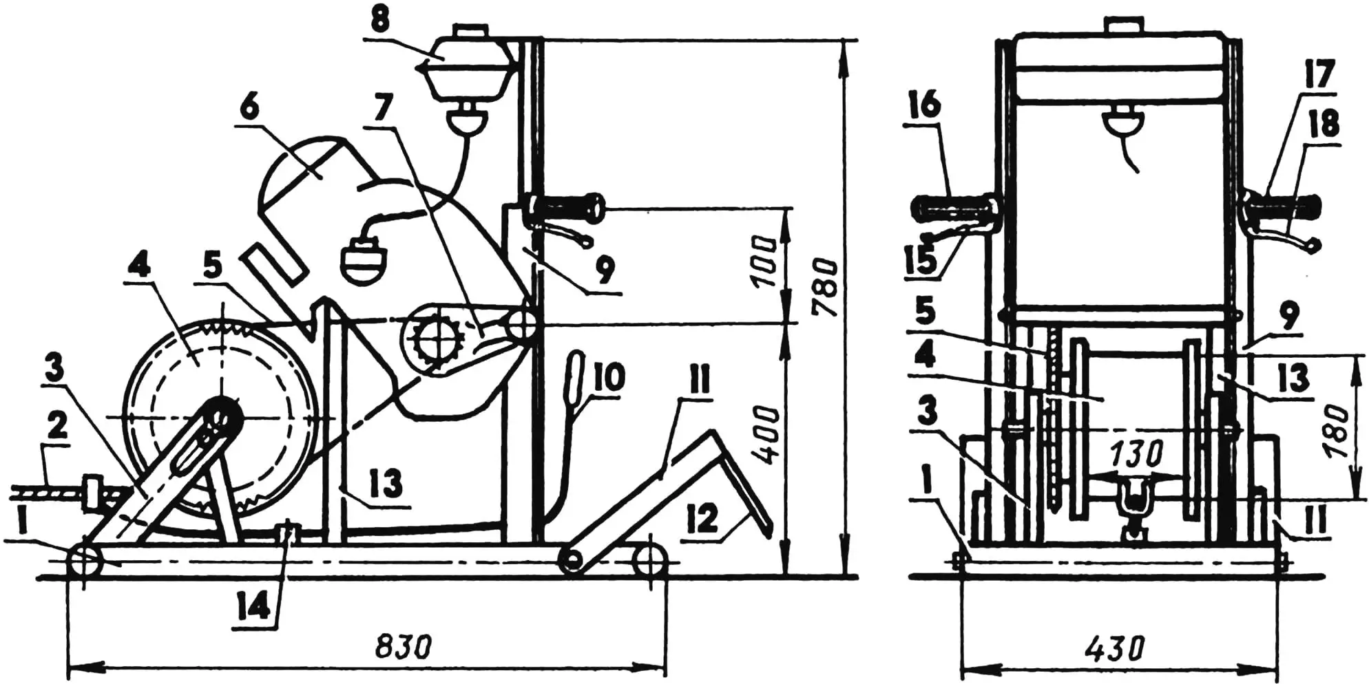 Motor winch