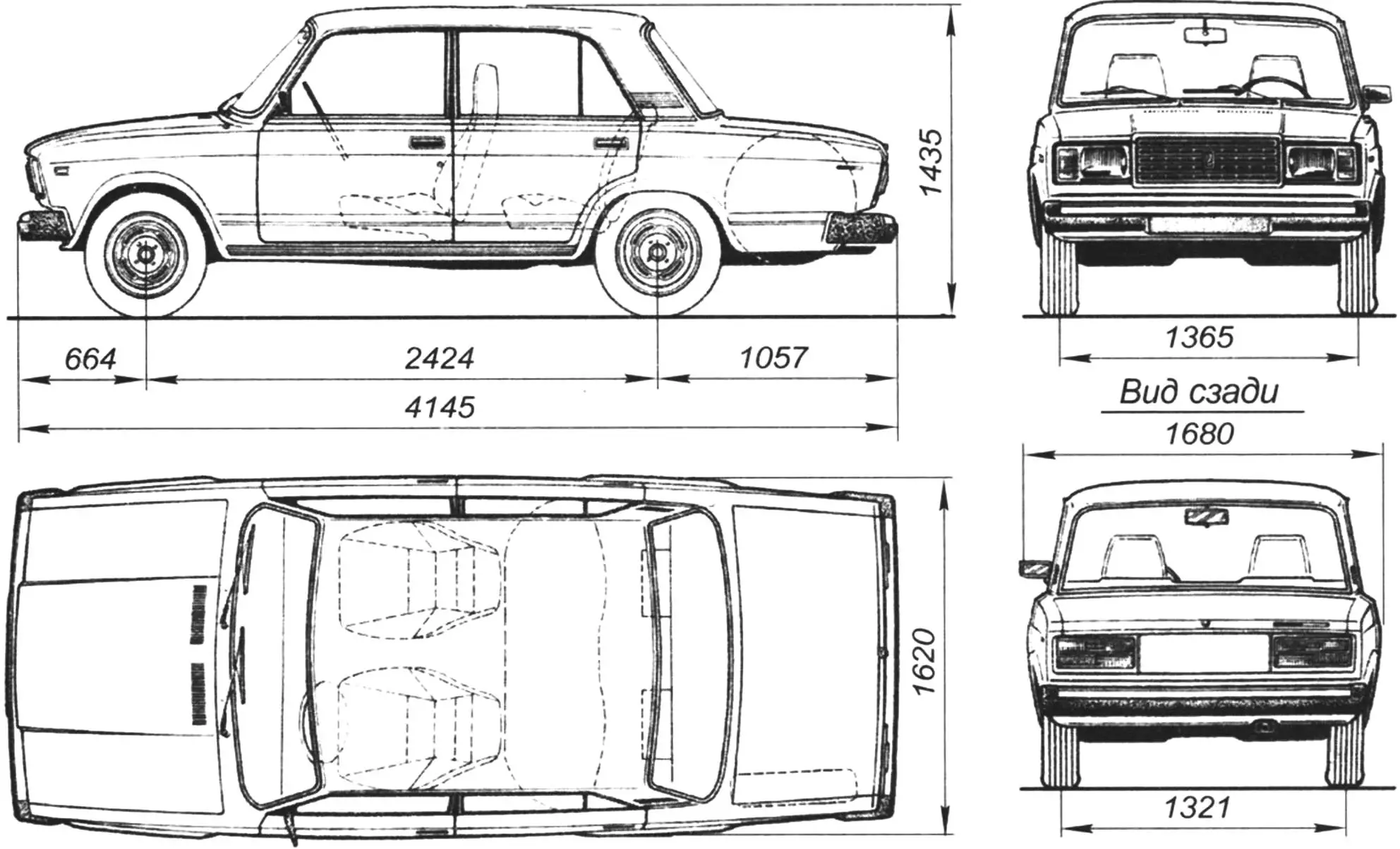 ВАЗ-2107 СССР, 1982 год