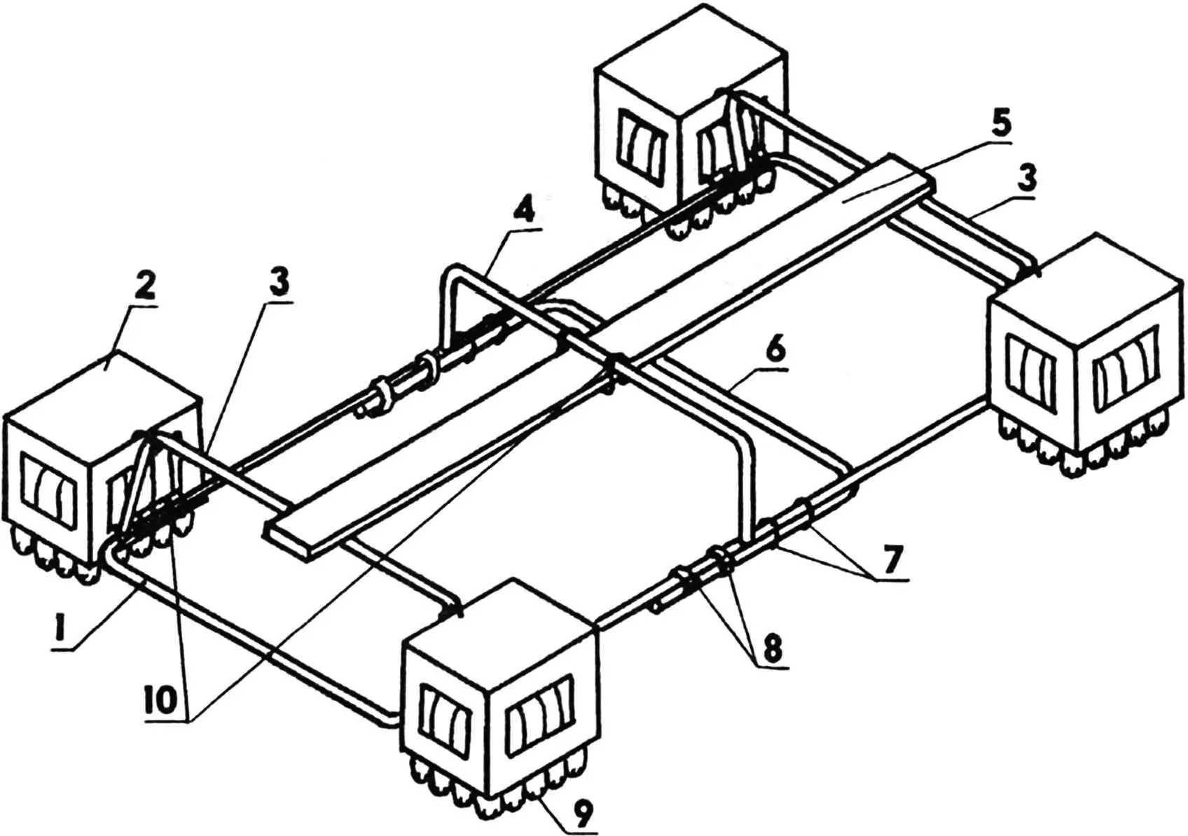 Общий вид плота