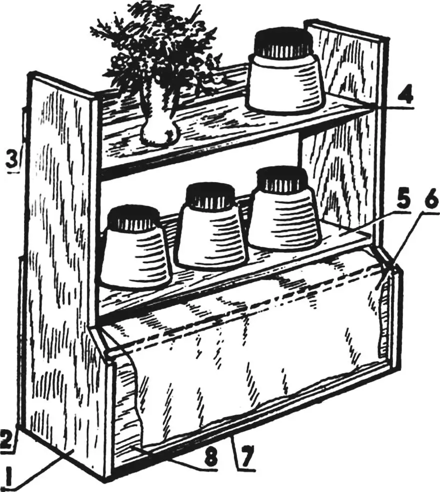 Breadbox shelf