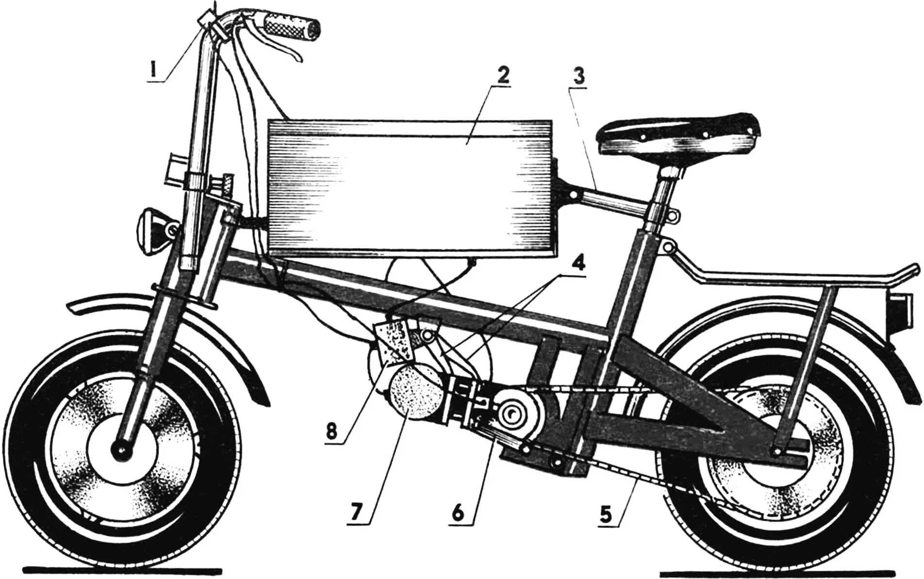 Electric moped