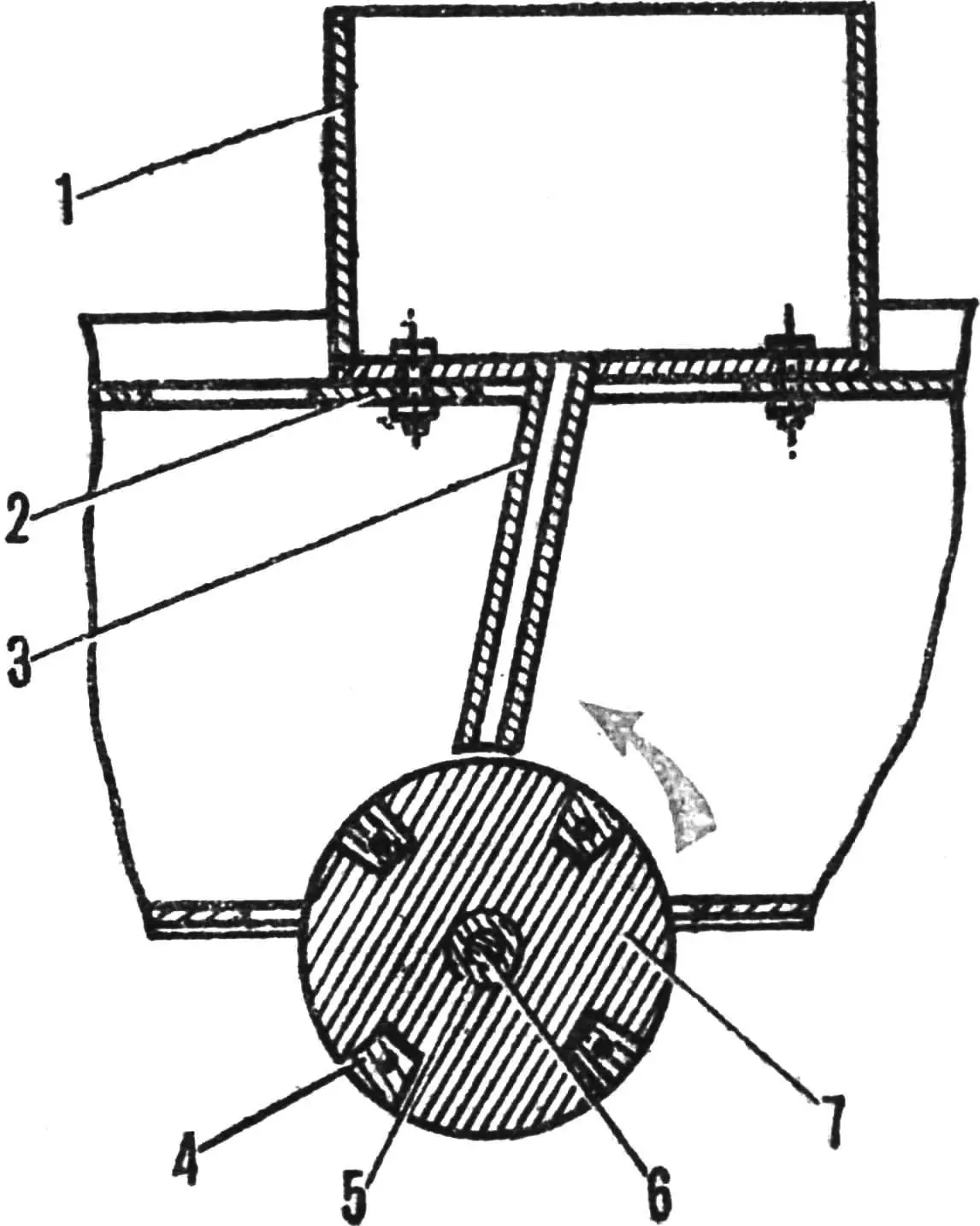 Fig. 3. Cart-seeder hopper and drum