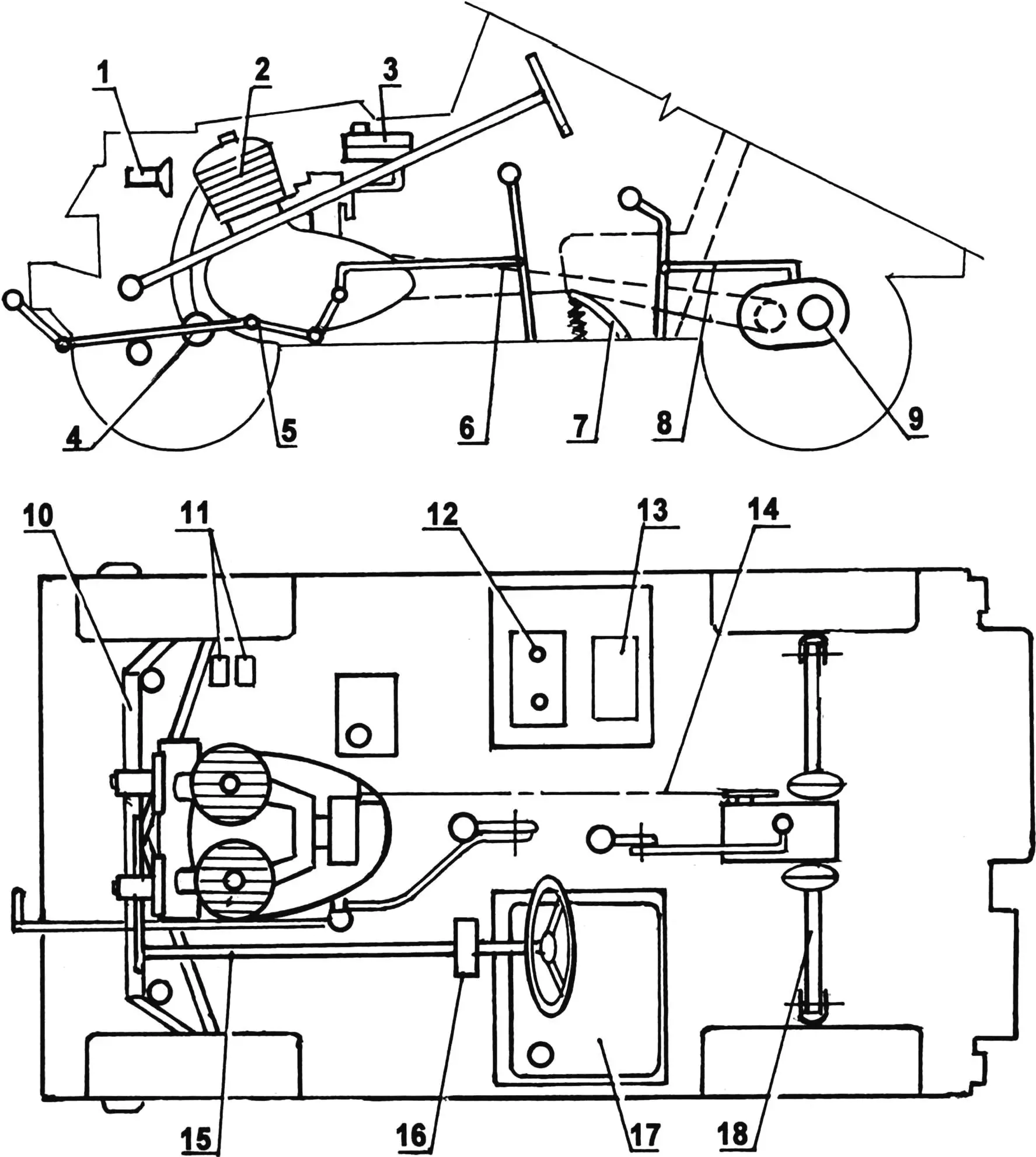 Компоновка основных узлов и агрегатов