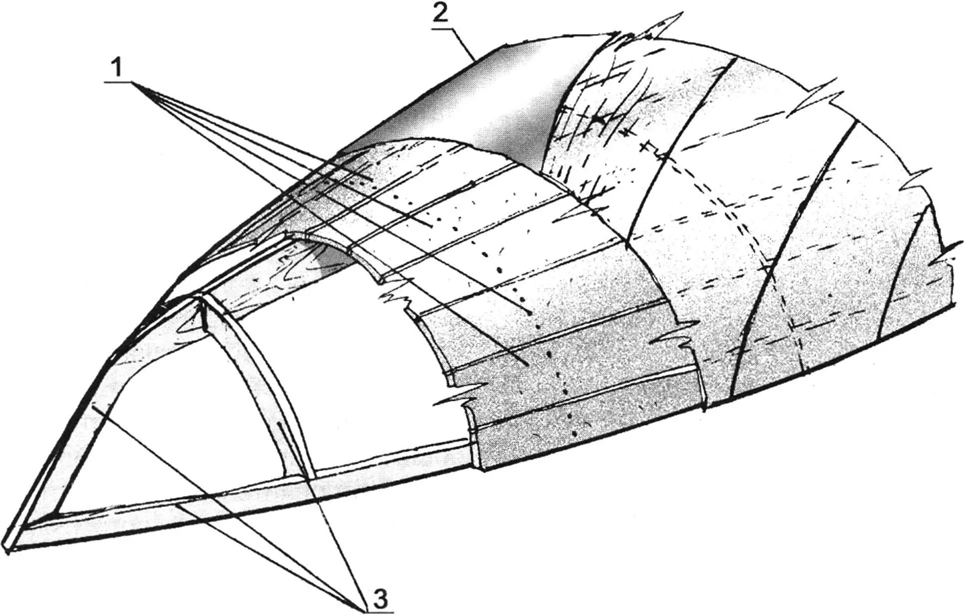 Рис. 8. Композитный корпус с обшивкой типа «сандвич»