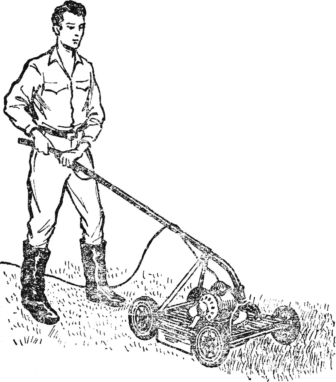 КАК ПОЛОТЕР СТАЛ КОСИЛКОЙ