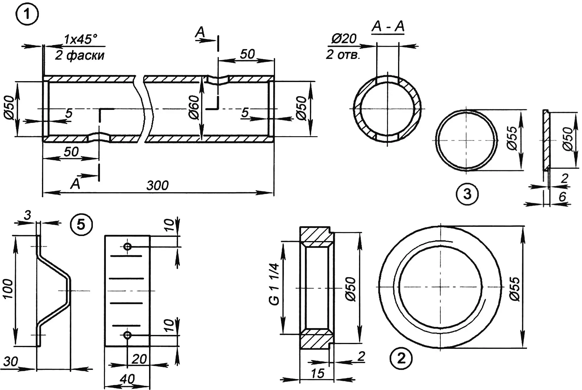 Котел с однофазным электрическим нагревателем