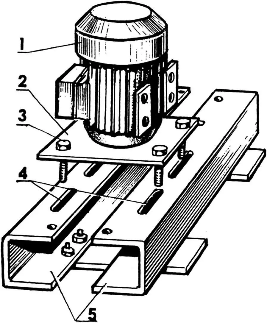 Electric motor installation