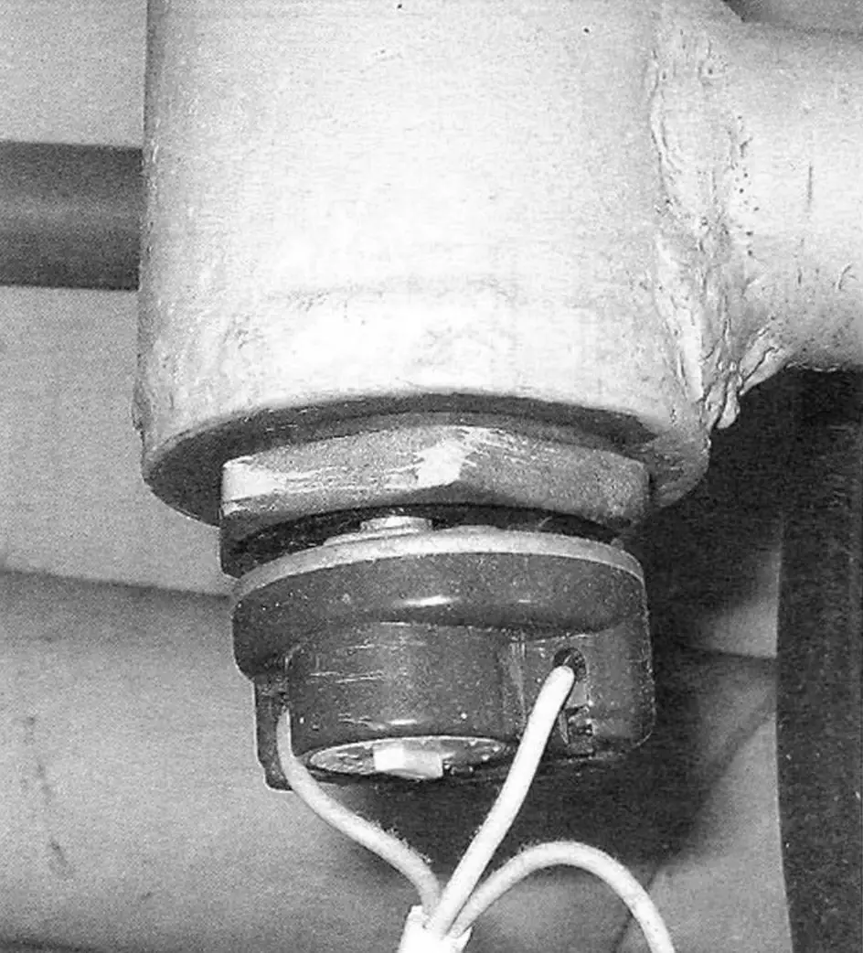 Подсоединение электропроводки к клеммамТЭНа