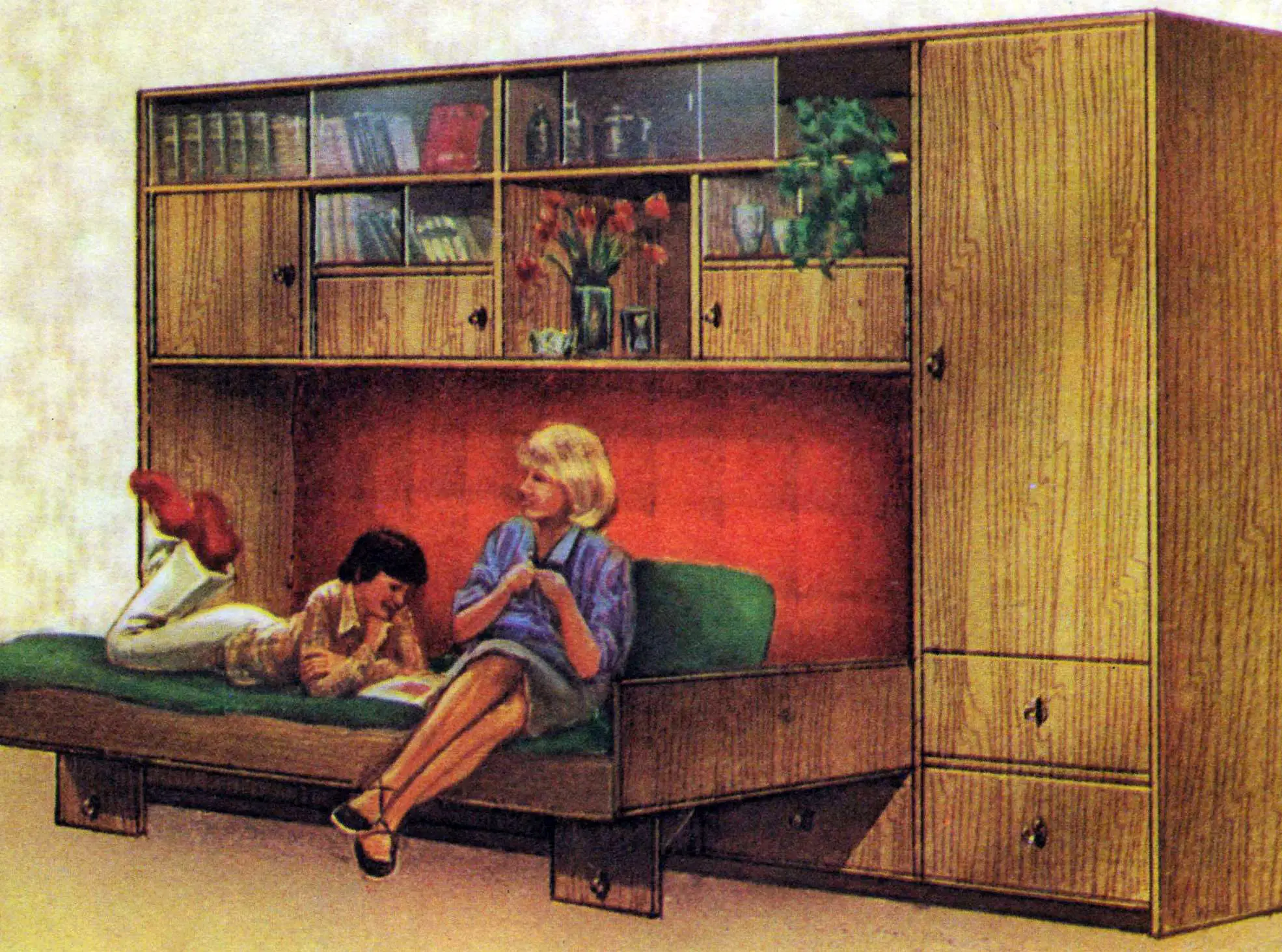 И КАБИНЕТ, И СПАЛЬНЯ